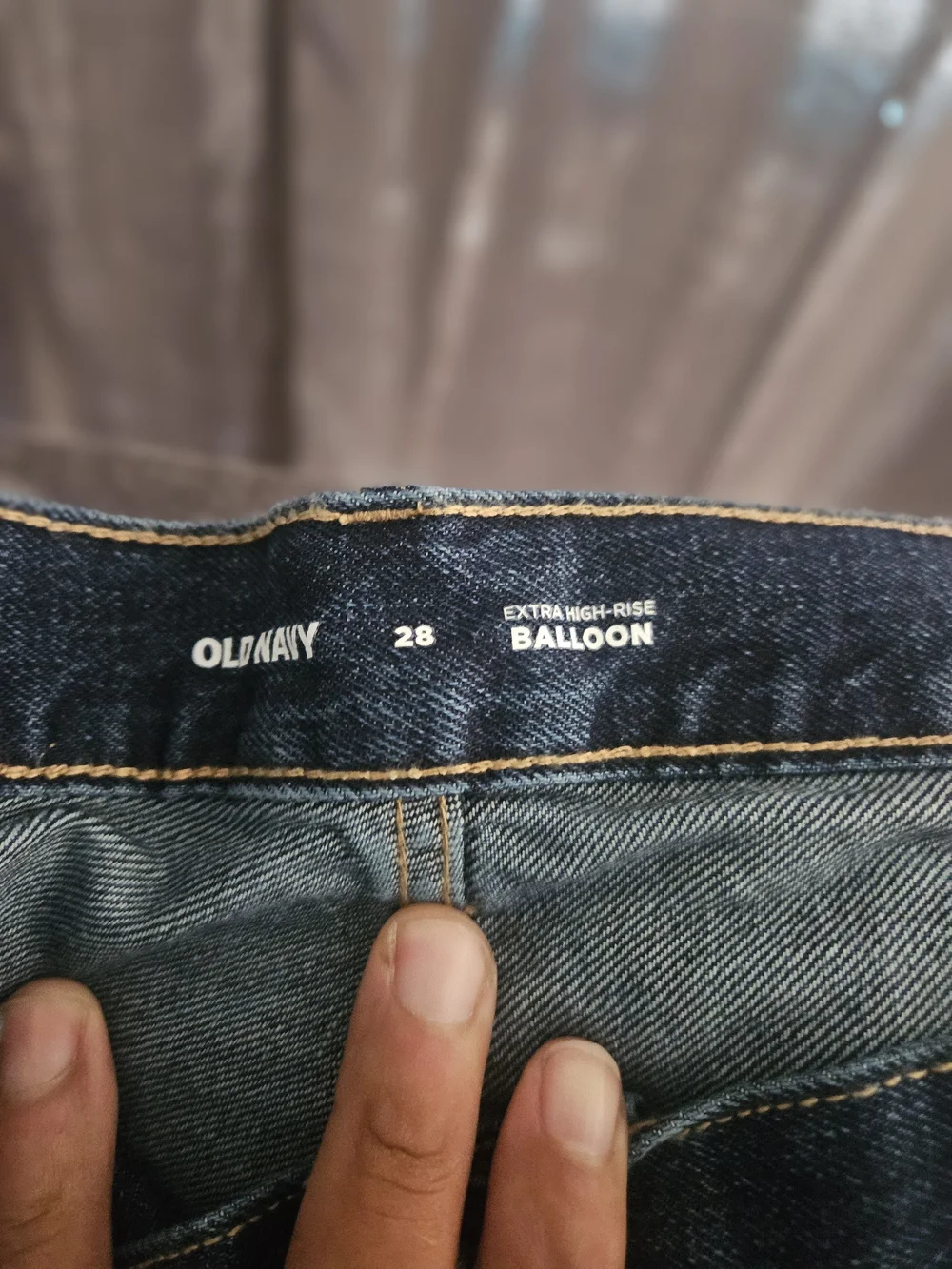 Old Navy Dark Blue Relaxed Fit Women’s Jeans